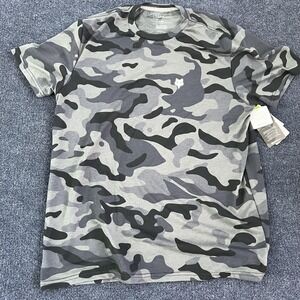 Fox Tech Shirt Mens XL Gray Black Camo DriRelease Performance Athletic Tee